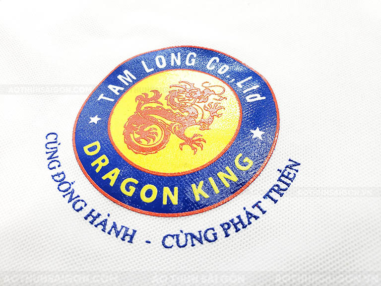 Hình in logo cao cấp tại Áo Thun Sài Gòn