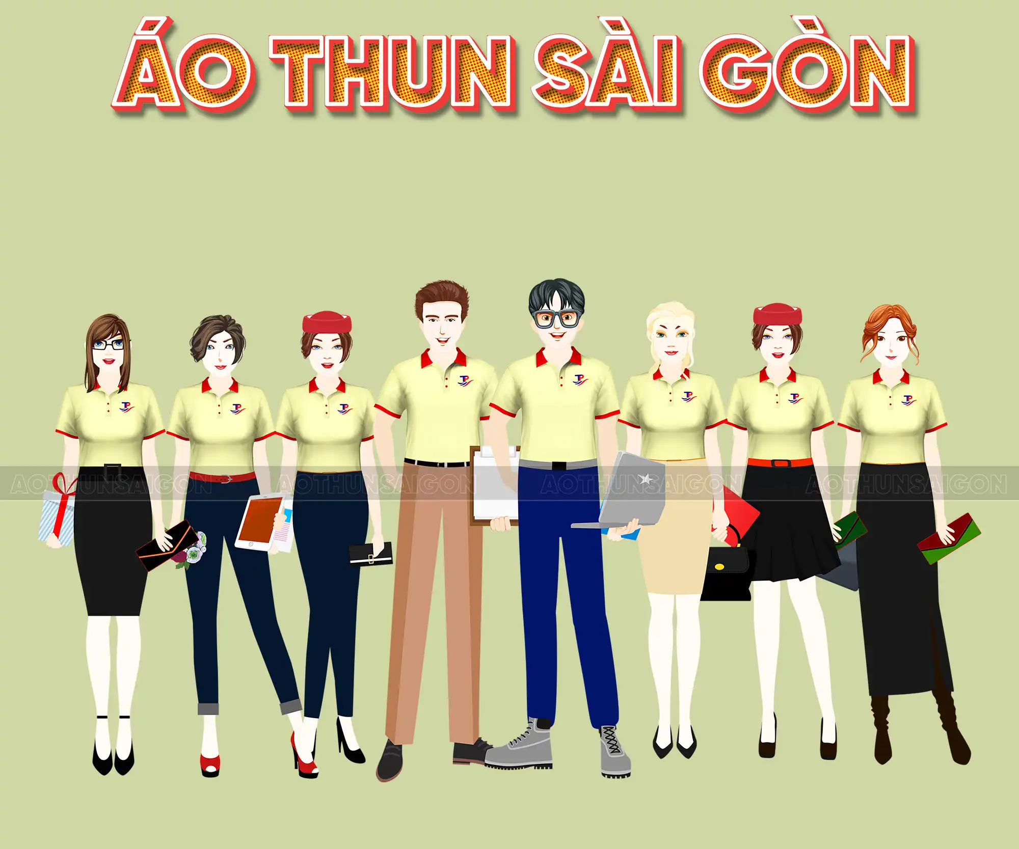 Áo Thun Sài Gòn - Chuyên may đồng phục mầm non giá rẻ
