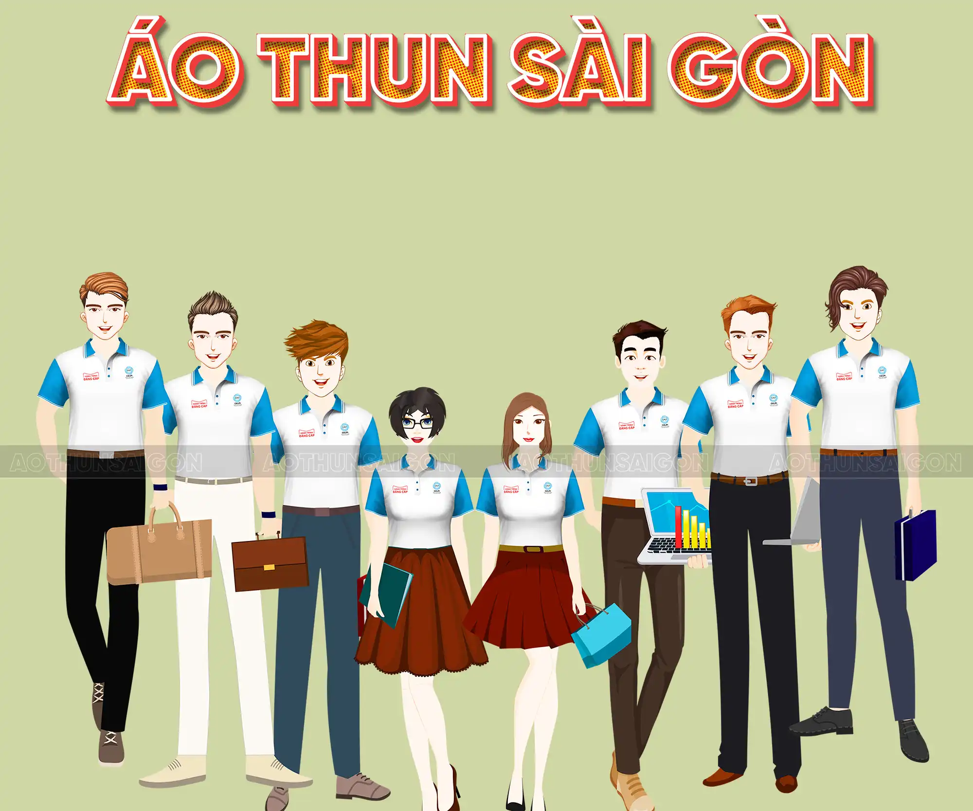 Áo Thun Sài Gòn - Đơn vị chuyên thiết kế, may/in đồng phục doanh nghiệp